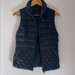 Talbots Black Quilted Puffer Vest